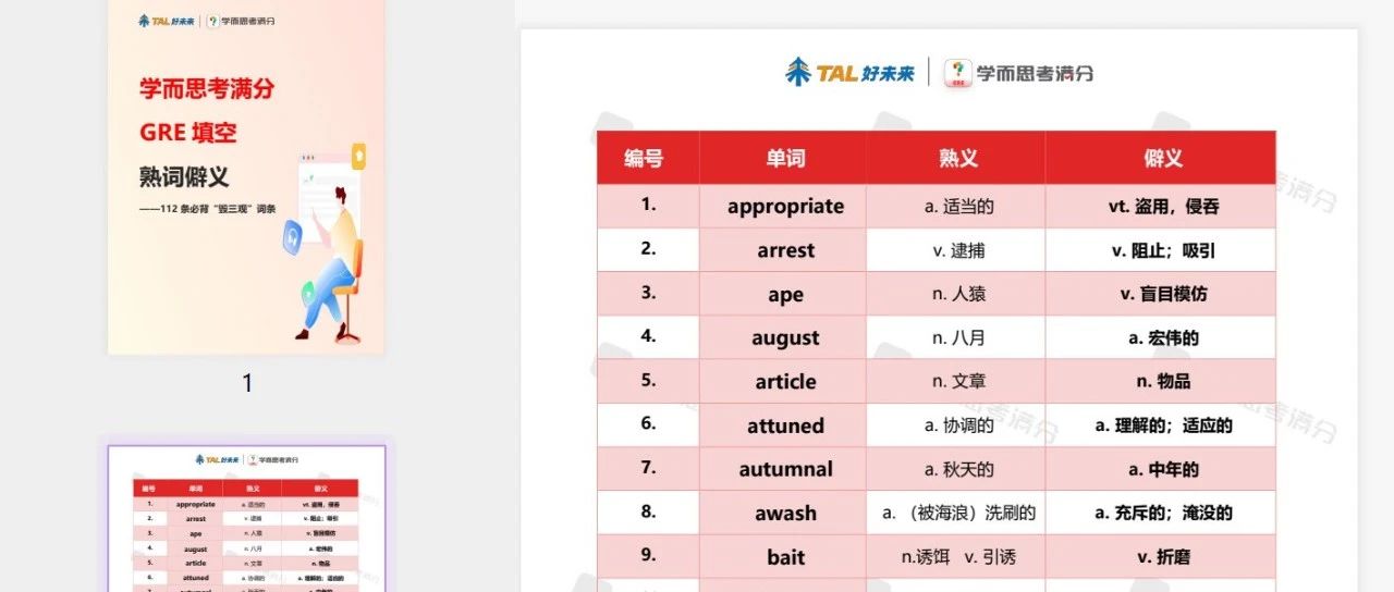 考满分GRE: 《GRE填空熟词僻义》（112条）.pdf